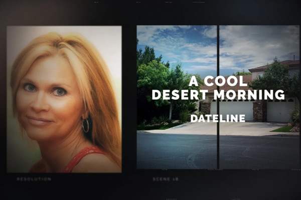 Promotional still for Dateline NBC special named 'A Cool Desert Morning'. Photo credit Dateline NBC