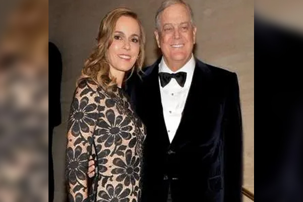 David Koch and his wife, Julia. Photo credit Getty Images