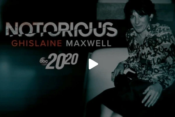 Promotional still for ABC 20/20 special about Ghislaine Maxwell. Photo credit ABC